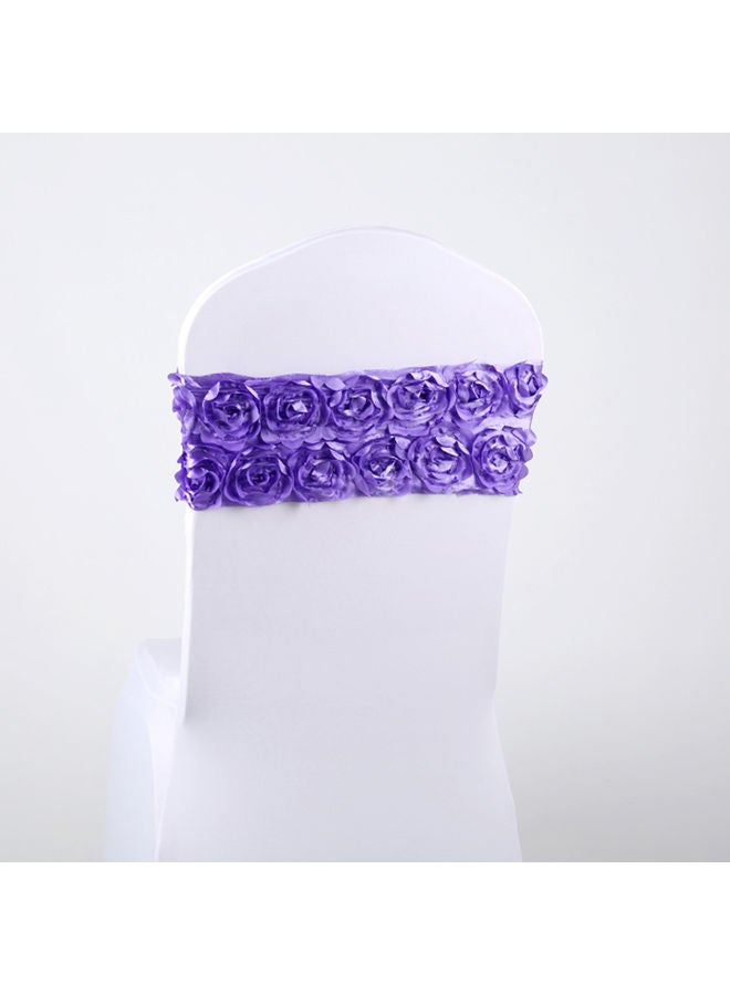 Chair Sash Bow Purple - Image 1