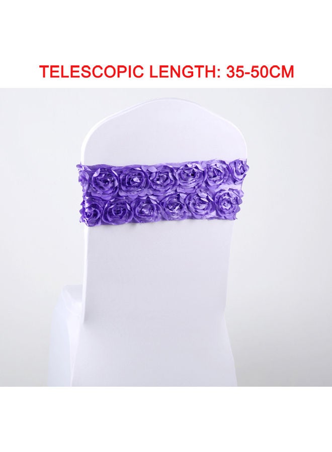 Chair Sash Bow Purple - Image 2