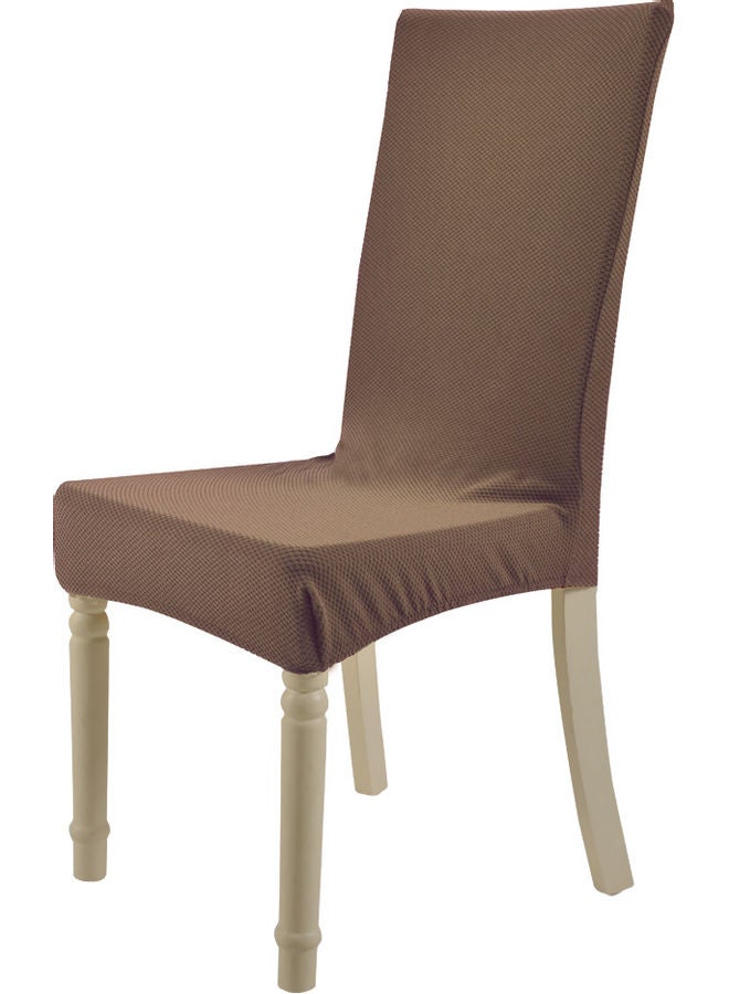 Dining Chair Cover Brown 21x4x17cm - Image 5