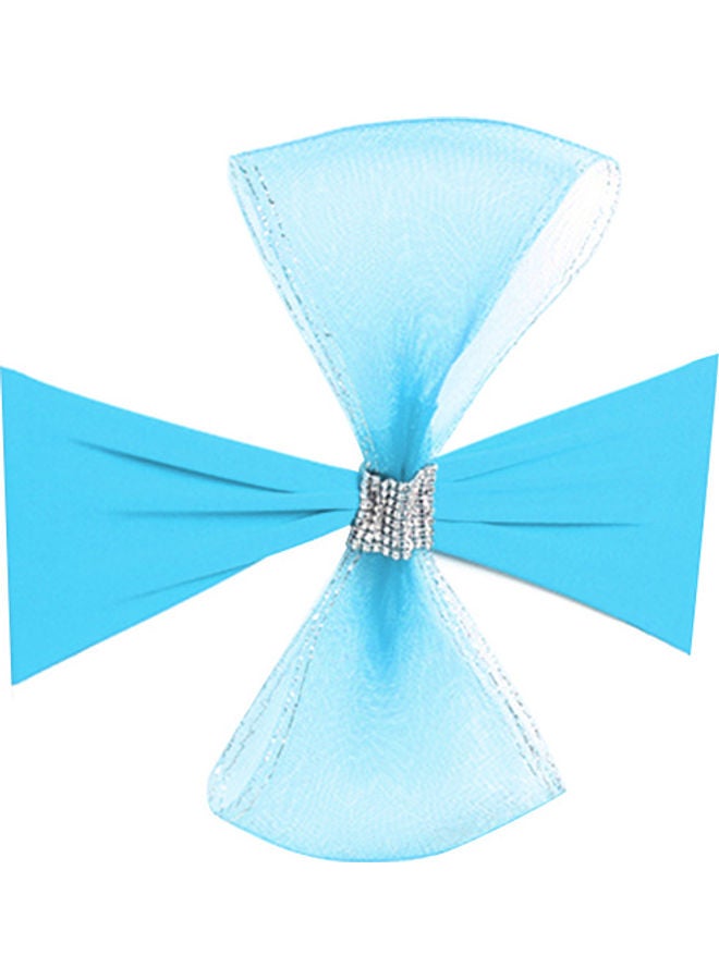 Chair Sash Bow Blue 18x8x15cm - Image 2
