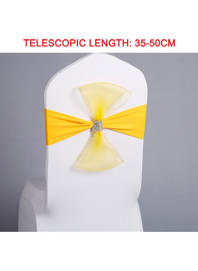 Chair Sash Bow Yellow 18x8x15cm - Image 2
