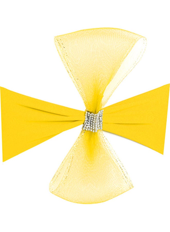 Chair Sash Bow Yellow 18x8x15cm - Image 3