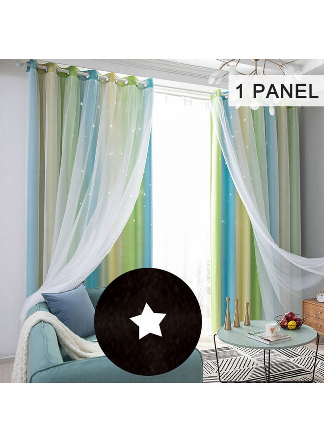 ستائر بتصميم تجاويف على شكل نجوم من قطعتين متعدد الألوان 85x53بوصة - v1616578607/N45728166A_1