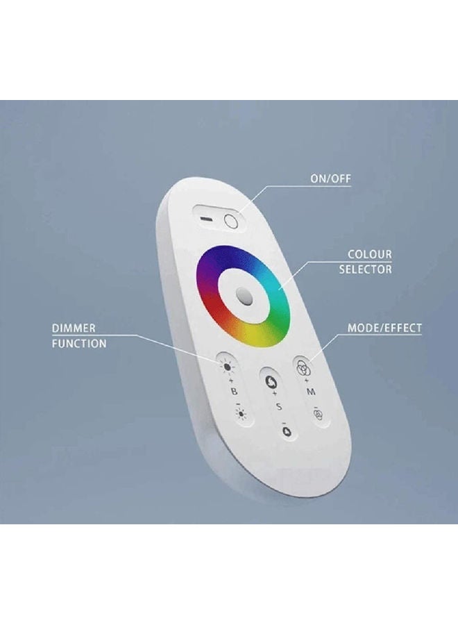 Smart RGB Floor Lamp With Remote Control Black 140x40cm - Image 5