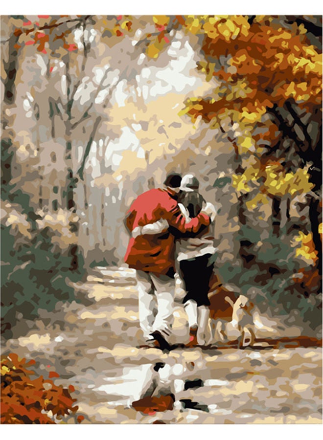 Oil Painting Craft Home Wall Art Decor Multicolour - Image 1