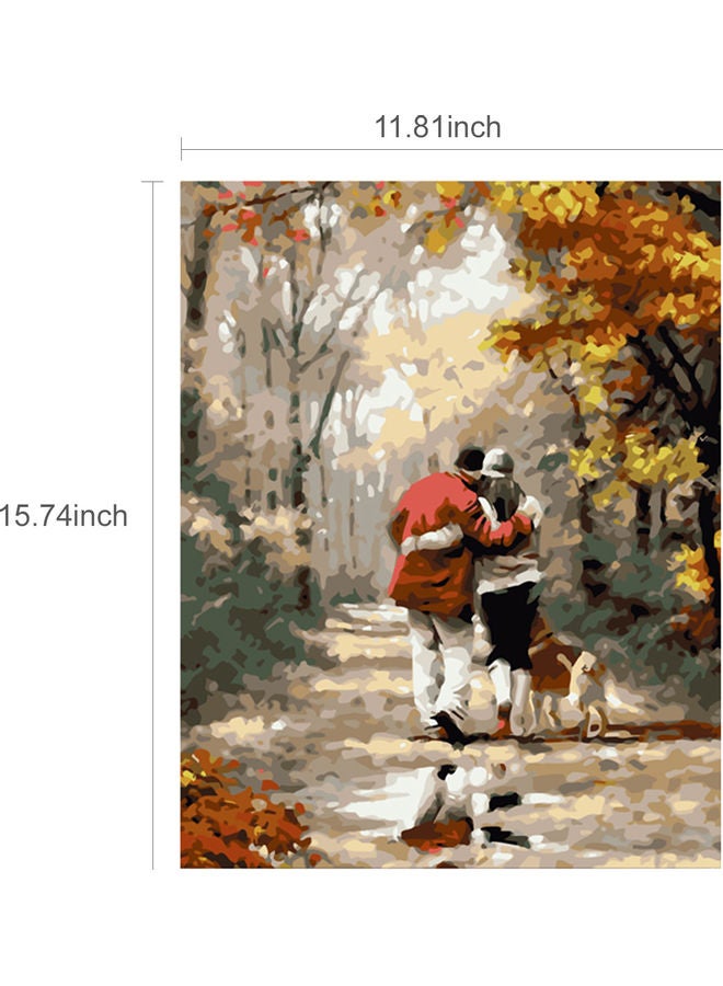 Oil Painting Craft Home Wall Art Decor Multicolour - Image 2