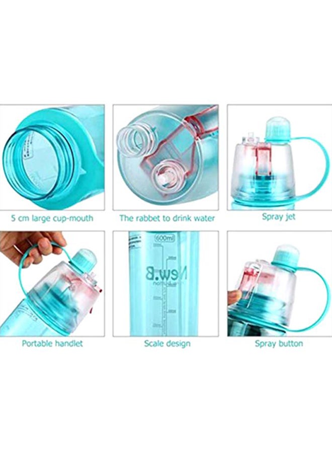 J&J Outdoor Sport Mist Spray Water Bottle 400ml  - Image 2