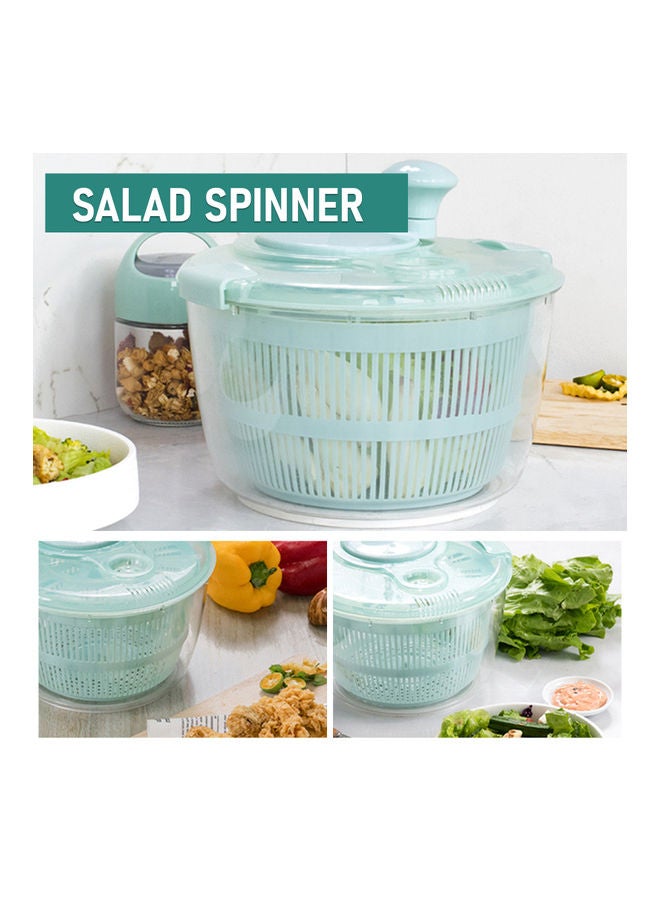 Salad Spinner Dryer Basket Green/Clear 25x17x25cm - v1616580602/N45728797A_4