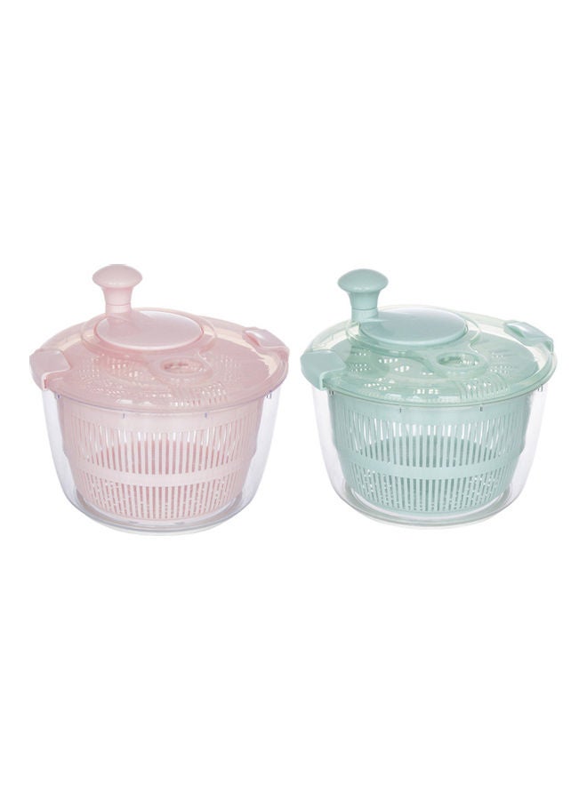 Salad Spinner Dryer Basket Green/Clear 25x17x25cm - v1616580602/N45728797A_5