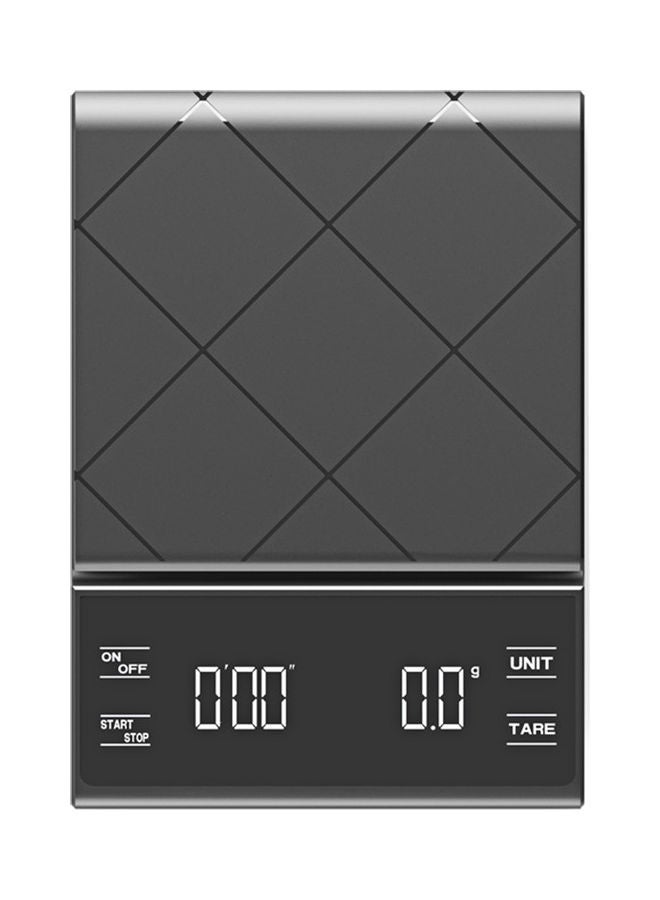 ميزان مطبخ رقمي أسود 21x3.40x15.30سم - Image 1
