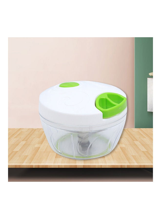 مفرمة يدوية ماوال أبيض/ شفاف - Image 1