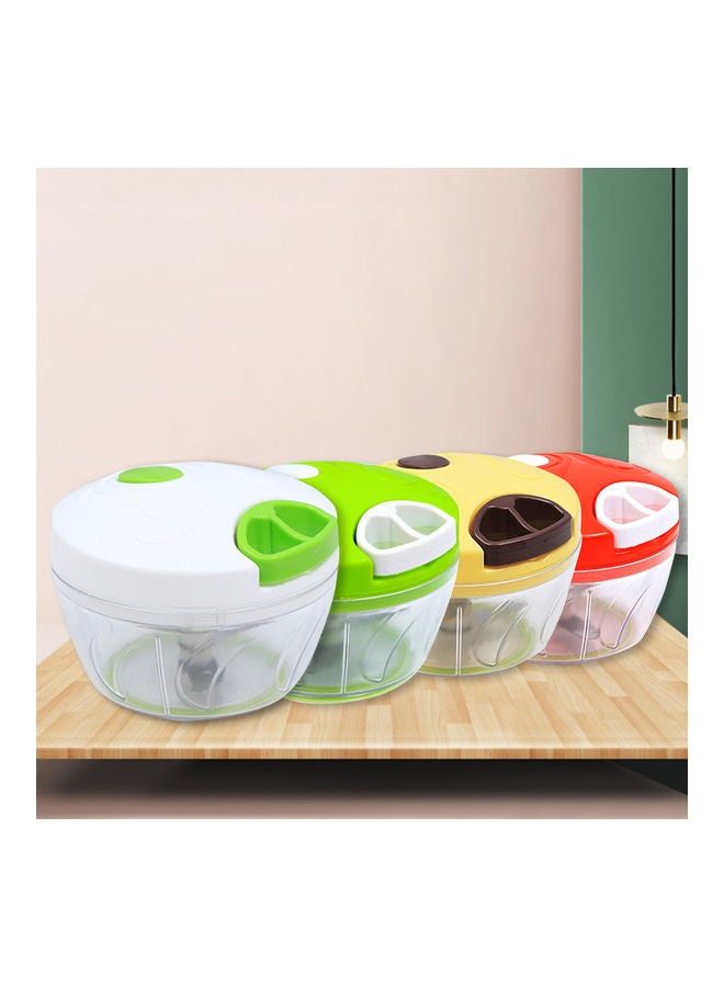 مفرمة يدوية ماوال أبيض/ شفاف - Image 2