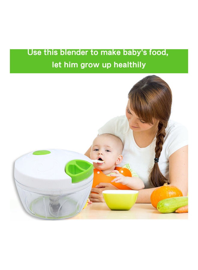 مفرمة يدوية ماوال أبيض/ شفاف - Image 5