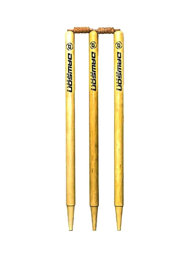 DAWSON SPORTS 6-Piece Wooden Cricket Stumps With Bails  - Image 2
