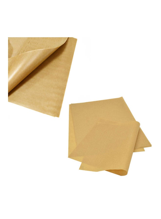 100-Piece Parchment Paper Set Yellow 12x16inch - Image 2
