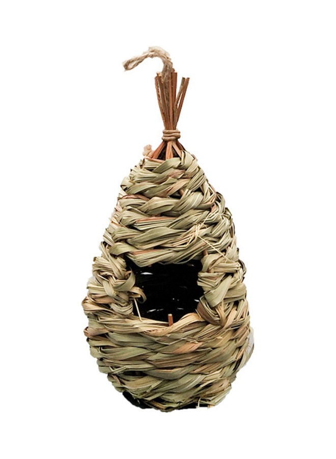 Generic Hanging Natural Bird Hut Beige  - Image 1
