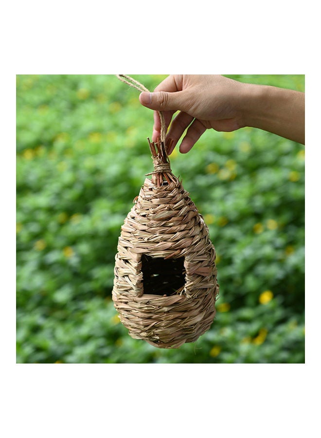 Generic Hanging Natural Bird Hut Beige  - Image 2