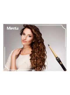 Mienta Hair Straightener Curly Black And Gold  - Image 2