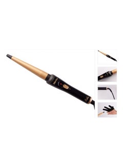 Mienta Hair Straightener Curly Black And Gold  - Image 3