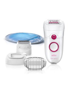 Silk Epil 5 - 5280 Legs And Body Epilator Shaver With Cooling Glove White
