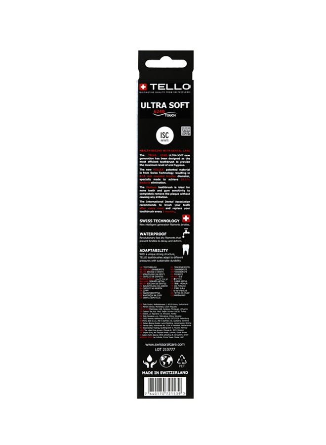 TELLO - Ultra Soft Professional & Expert Toothbrush With 6240 Nollex Filaments Swiss Technology 26.5cm - Image 1