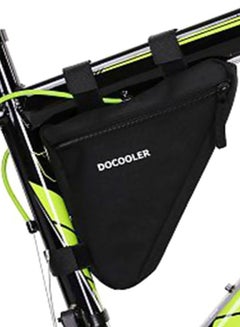 docooler Triangle Cycling Front Saddle Tube Frame Pouch Bag Holder 18x18x4cm  - Image 2