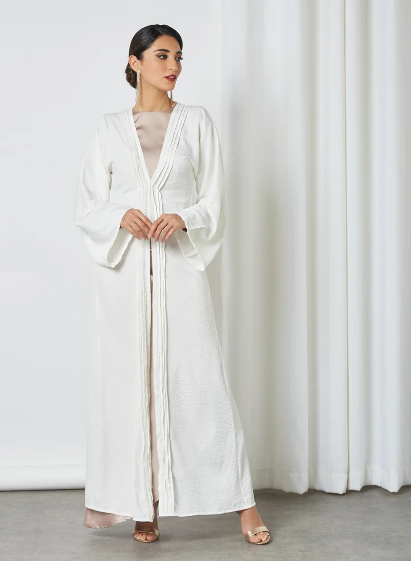 Ajooni Pleat Detailed Abaya
