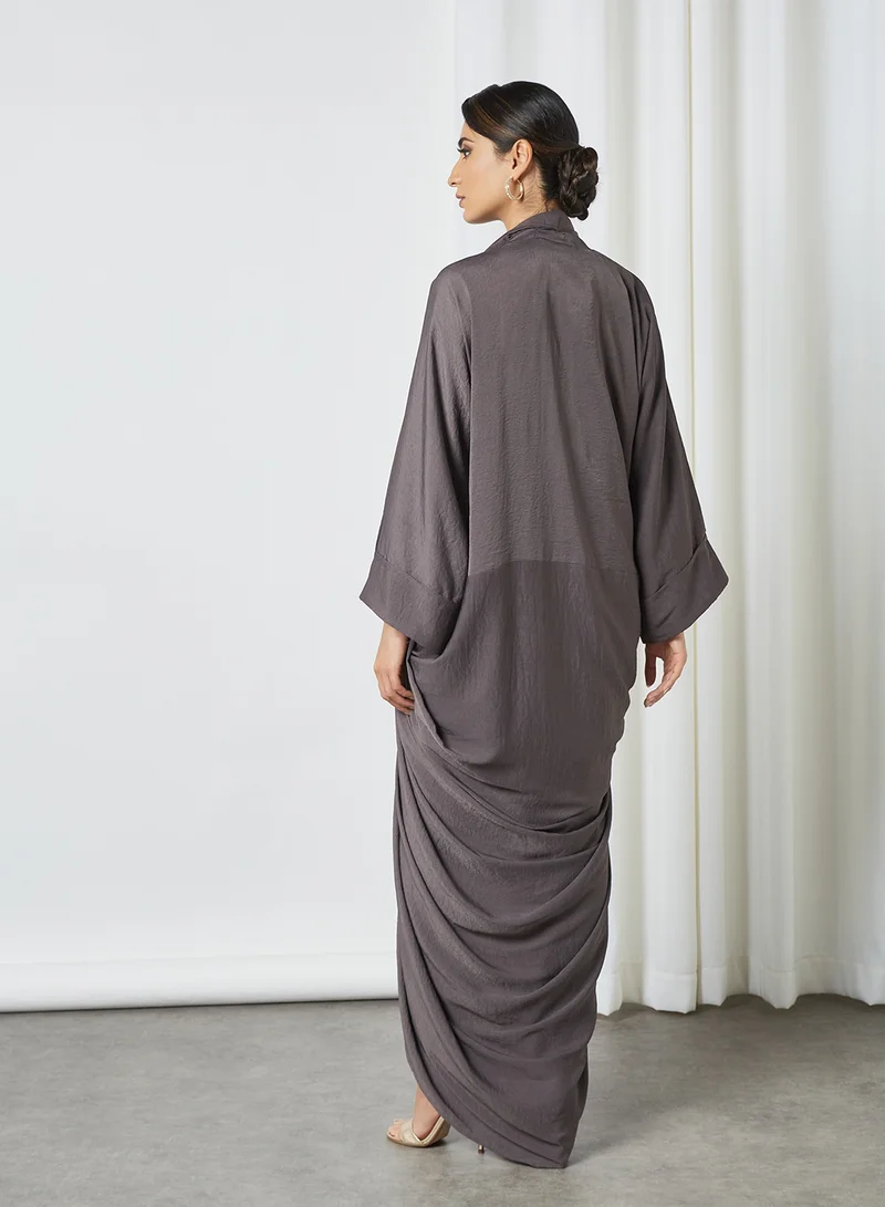 Ajooni Embellished Pattern Abaya