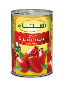 هانا طماطم مقشرة كاملة هناء في عصير الطماطم طماطم 400جرام  - Image 1