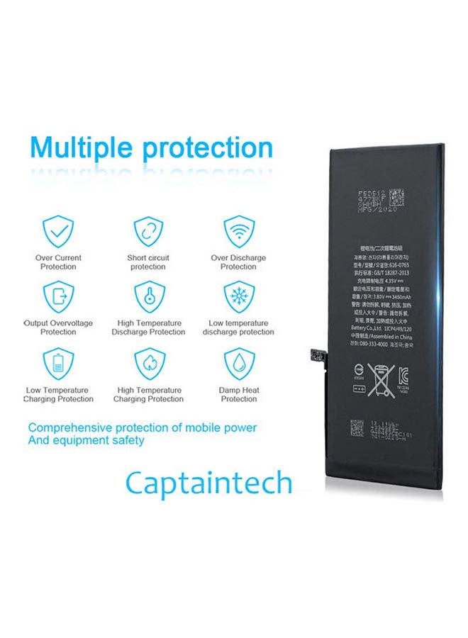 كابتن تيك بطارية بديلة لهاتف أبل آيفون 5 1440.0 mAh أسود - Image 4