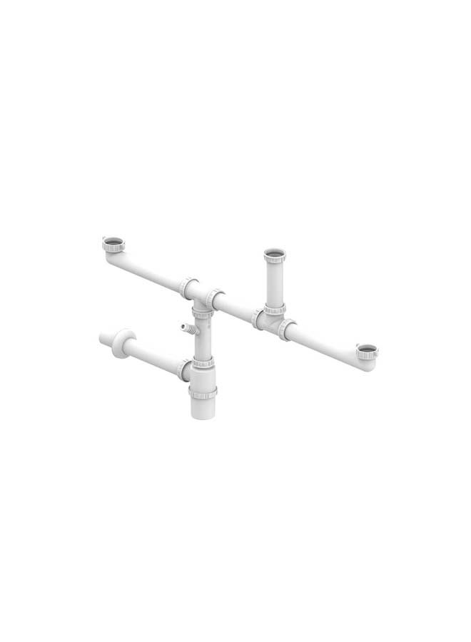 TEKA Fittings For 2½B:Connection Siphon Pipe To Wall and Decorative Cap Stainless Steel