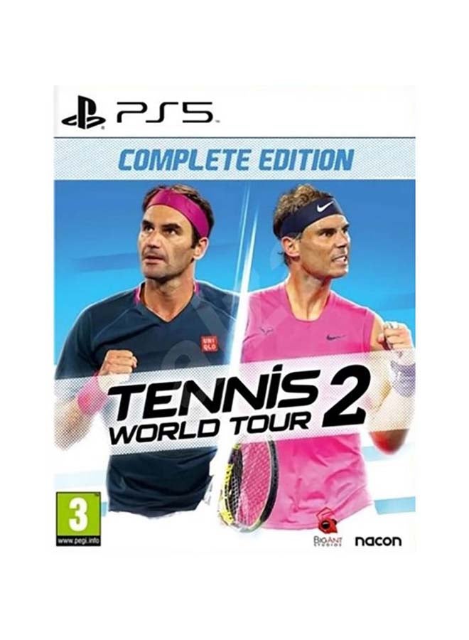 ناكون لعبة الفيديو "Tennis World Tour 2" - (إصدار عالمي) - بلايستيشن 4/بلايستيشن 5