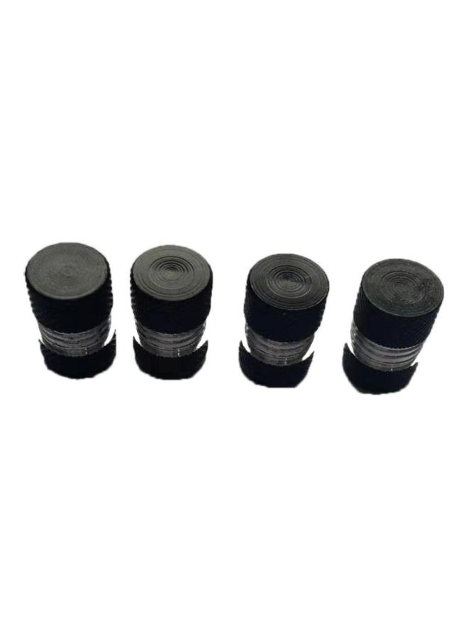 Generic 4-Piece Aluminium Tyre Wheel Stem Air Valve Dust Caps Covers  - Image 3