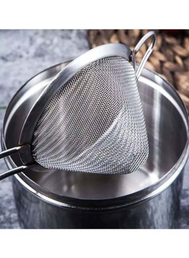 RAJ Stainless Steel Conical Strainer Silver 10cm  - Image 5