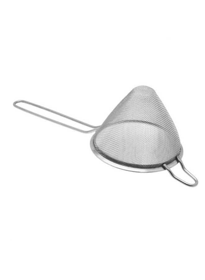 Stainless Steel Conical Strainer Silver 34x10x13cm