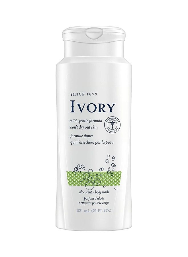 Ivory Aloe Body Wash Clear 621ml - Image 1