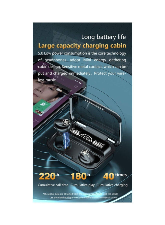 Headset Bluetooth Earbud Black  - Image 4