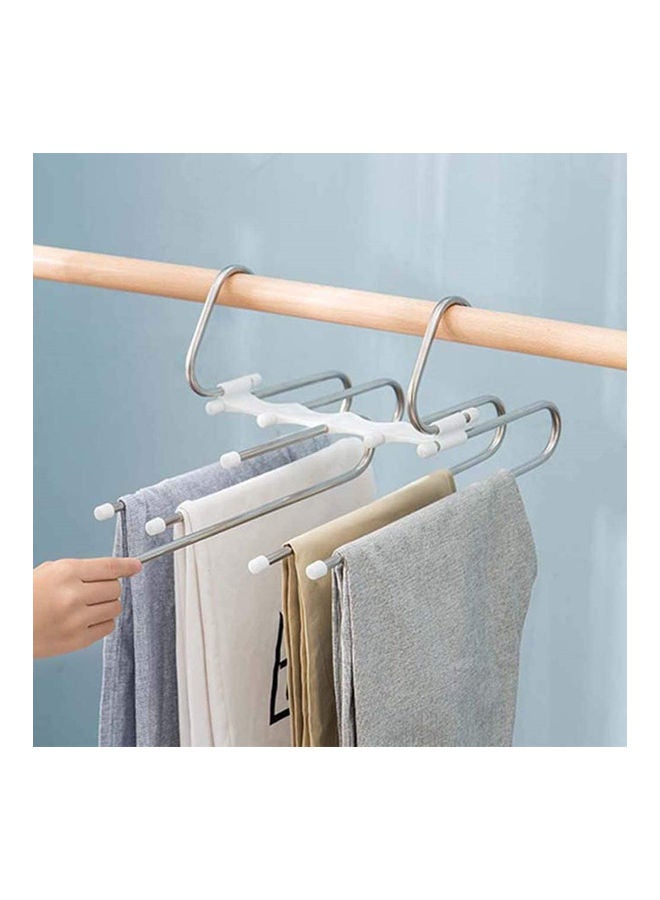 ISank 5-Layer Anti-Rust Cloth Hanger White - Image 3