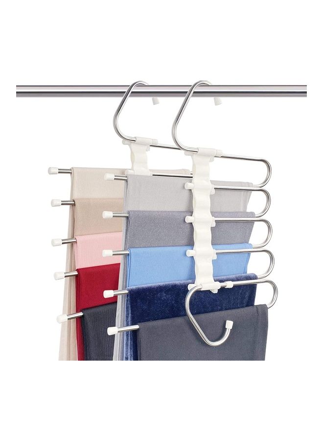 ISank 5-Layer Anti-Rust Cloth Hanger White - Image 5