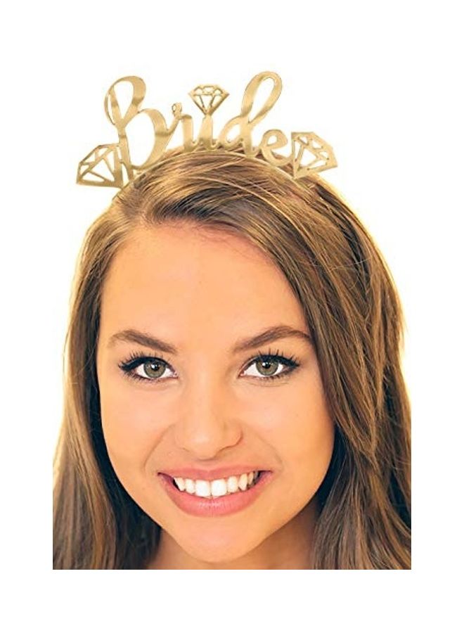 Generic Bride Headband Gold - Image 2