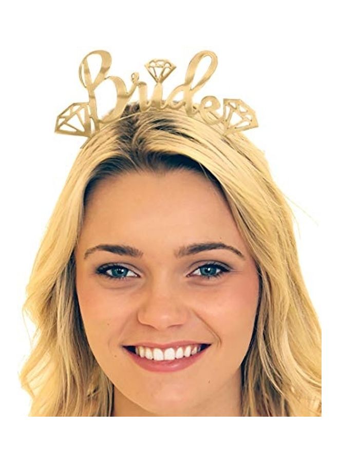 Generic Bride Headband Gold - Image 3