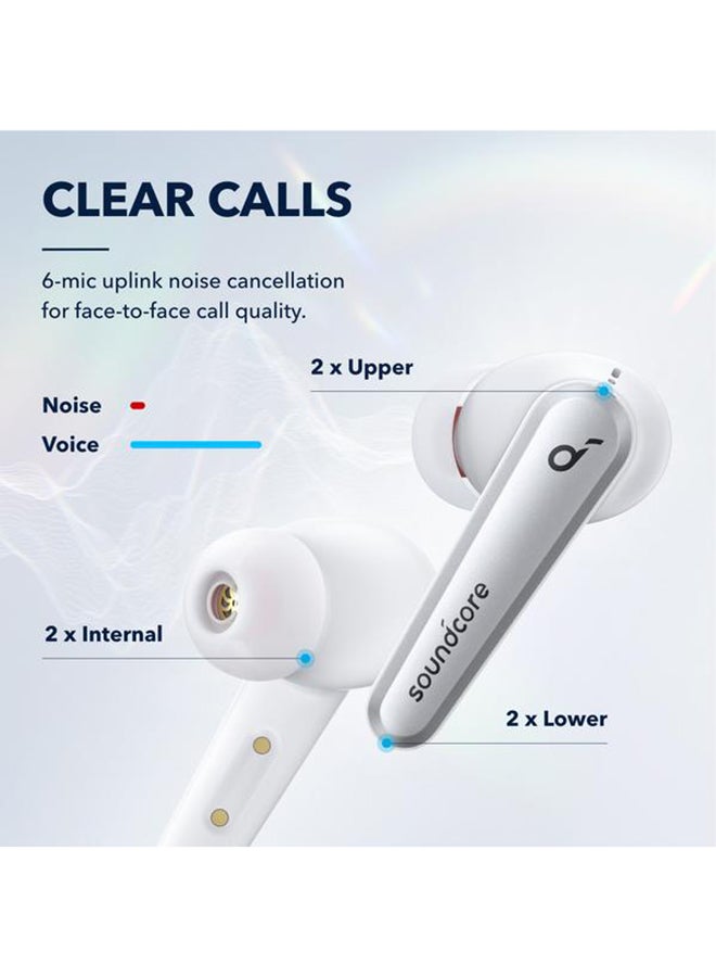 Soundcore Liberty Air 2 Pro True Wireless Earbuds With Targeted Active Noise Cancelling, Pure Note Technology, 6 Mics For Calls, 26H Playtime, Hear ID Personalized EQ, Bluetooth 5 And Wireless Charging White  - Image 3