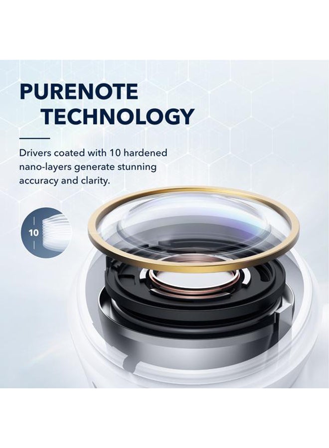 Soundcore Liberty Air 2 Pro True Wireless Earbuds With Targeted Active Noise Cancelling, Pure Note Technology, 6 Mics For Calls, 26H Playtime, Hear ID Personalized EQ, Bluetooth 5 And Wireless Charging White  - Image 4