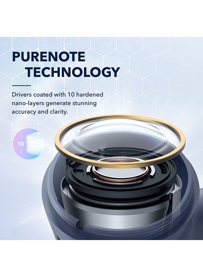 Soundcore - Liberty Air 2 Pro True Wireless Earbuds, Targeted Active Noise Cancelling, PureNote Technology, 6 Microphones For Calls, 26 Hours Playtime, HearID Personalized EQ, Bluetooth 5, Wireless Charging Blue - Image 1