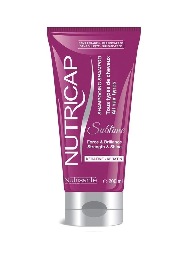 Nutricap Sublime Force Brilliance Strength & Shine Keratin Shampoo 200ml 