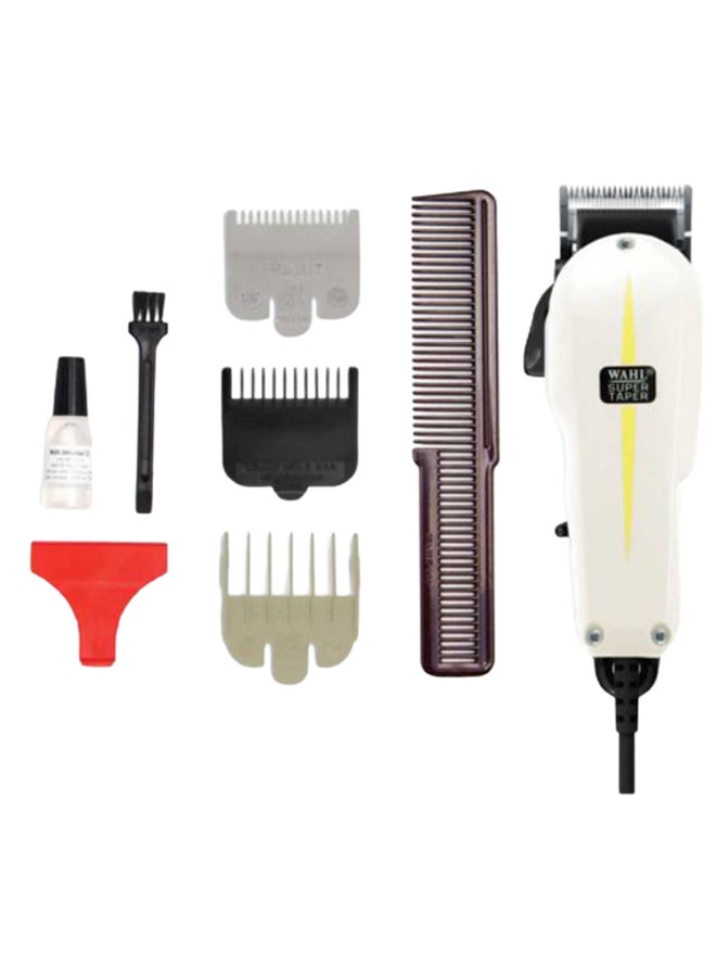 WAHL Super Taper Hair Clipper Kit White/Black/Yellow - Image 1