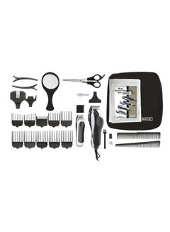 WAHL Chrome Pro Deluxe Hair Clipper Kit Black/Silver  - Image 1