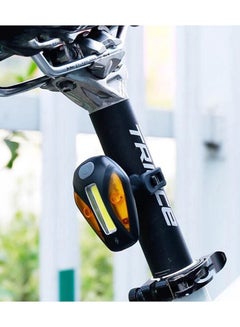 فلرا مصباح LED أمامي وخلفي للدراجة قابل للشحن  - Image 2