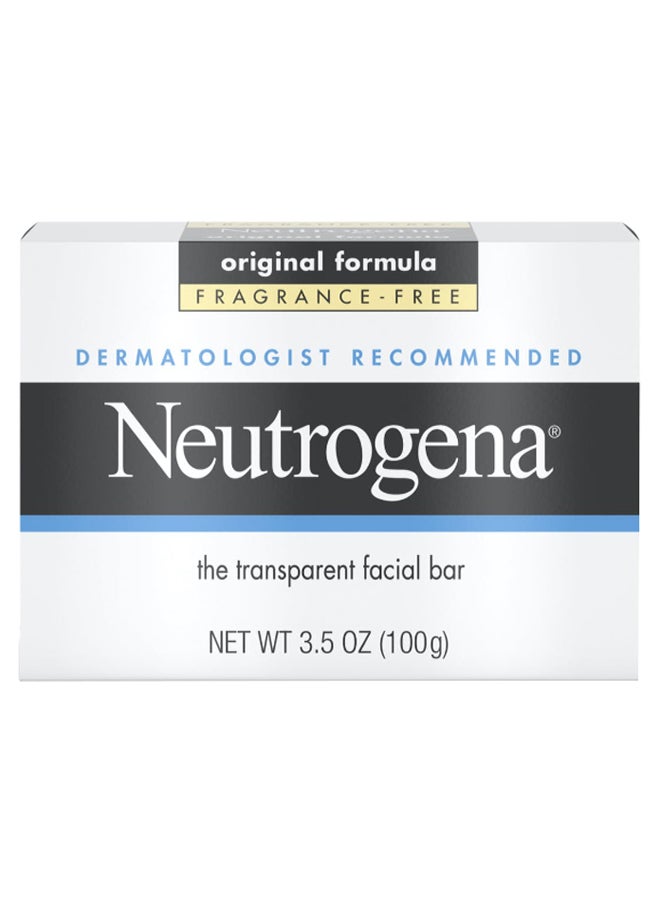 نيوتروجينا مجموعة قطع صابون ذا ترانسبيرينت للوجه مكونة من 9 قطع 900جرام - Image 1