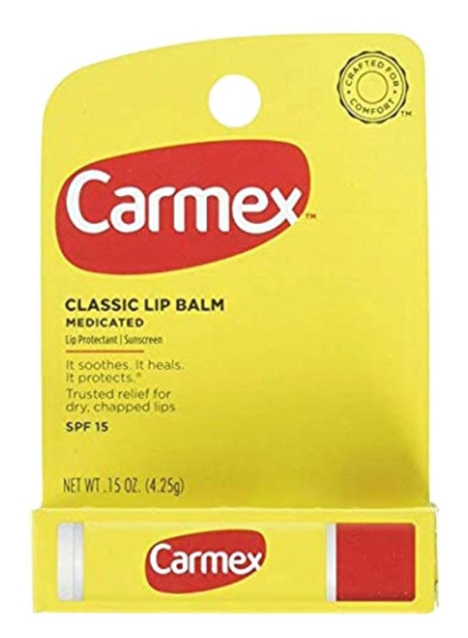 CARMEX Pack Of 12 Medicated Classic Lip Balm 51grams